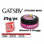 9353 Gatsby Styling Wax 25g - Ultimate & Shaggy - Buy1Get1free